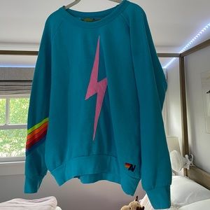 Aviator Nation Bolt Chevron Crewneck | Size M